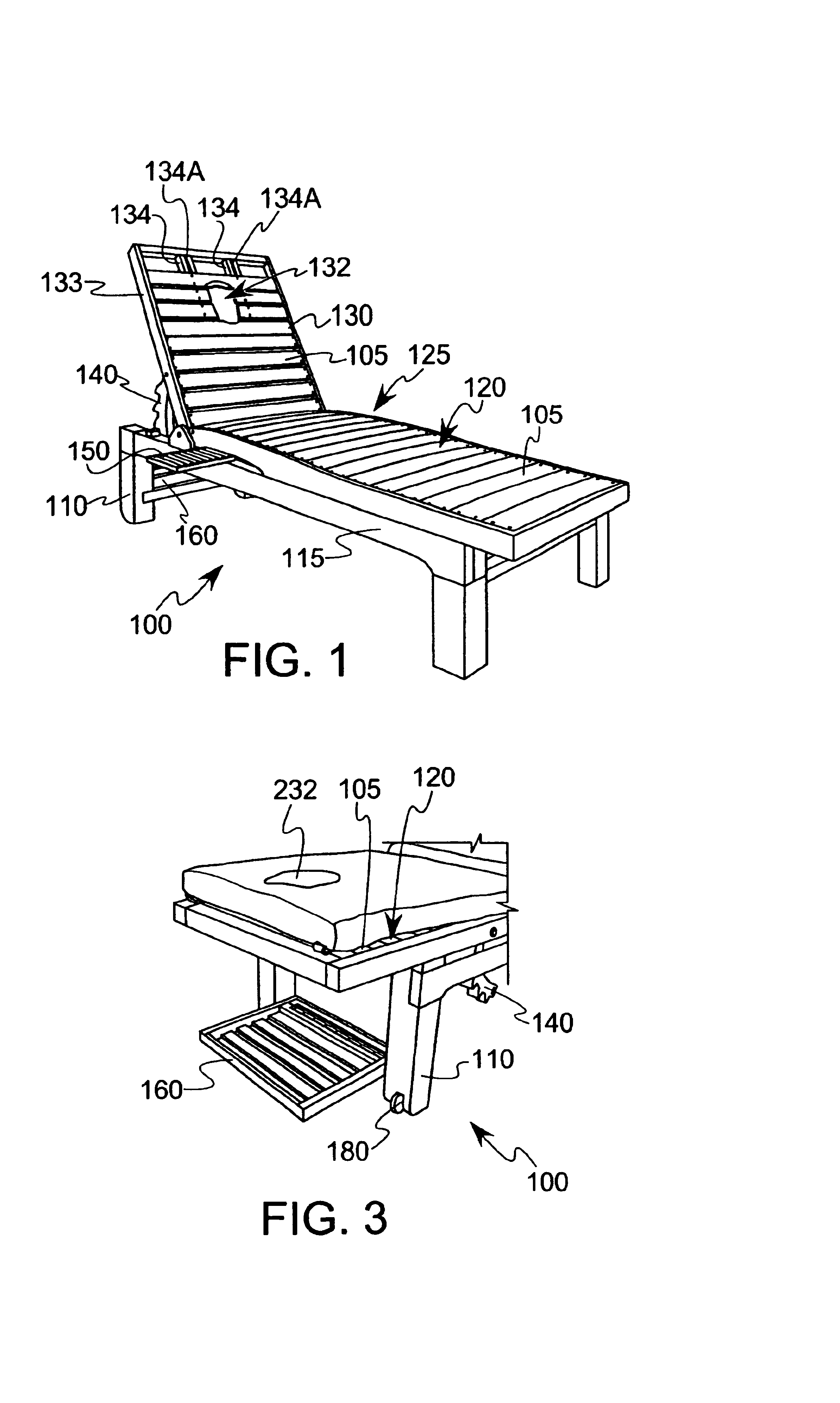 Poolside lounge chair