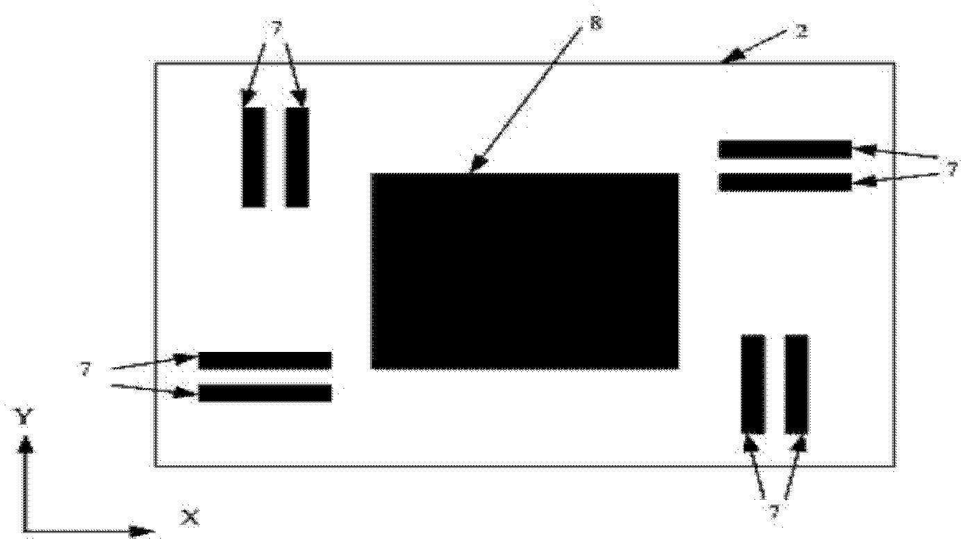 Three-dimensional fluid stress sensor based on flexible MEMS (microelectromechanical system) technology and array thereof