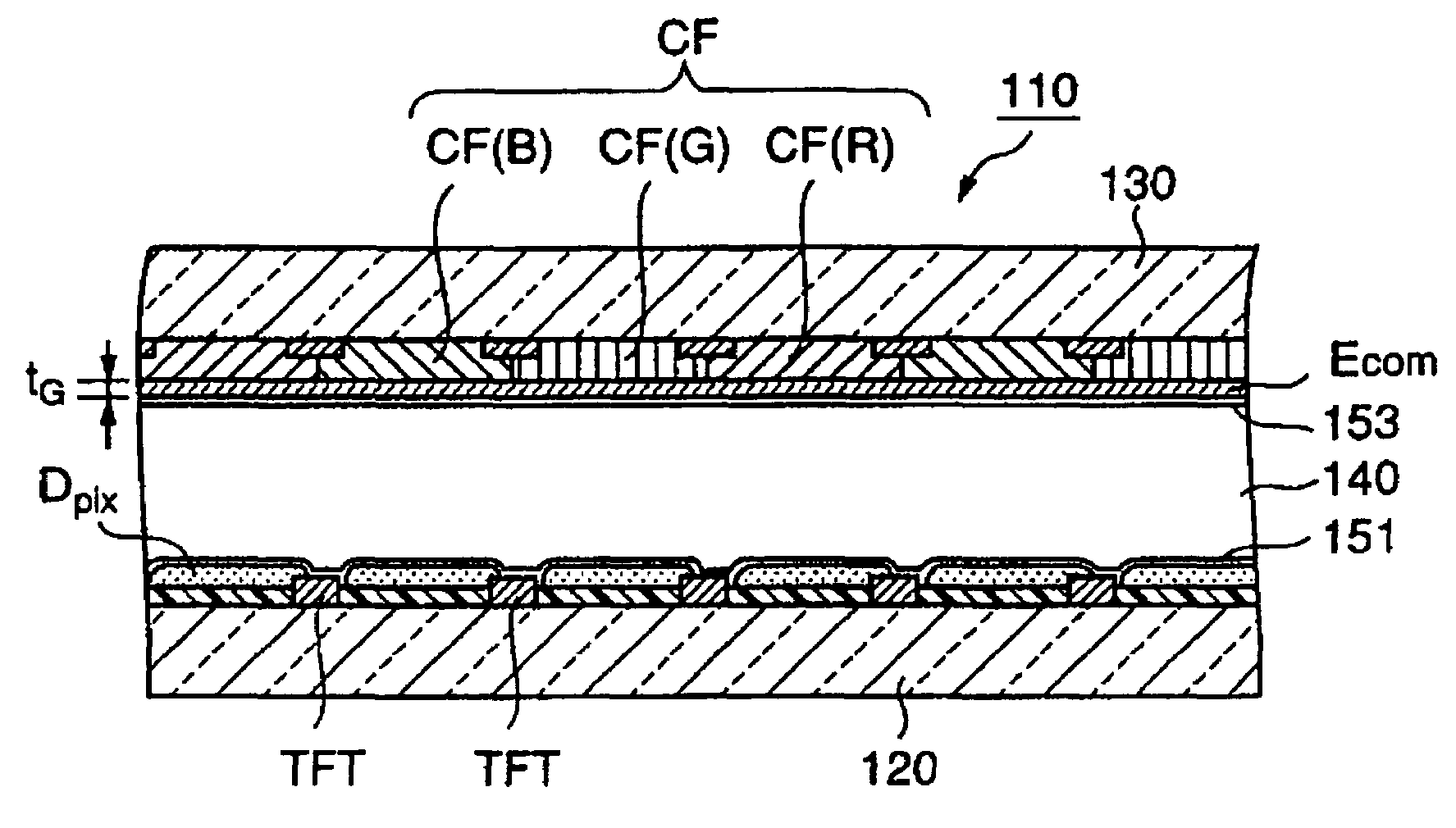 Liquid crystal display cell