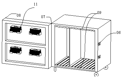 Multifunctional storage box and storage method