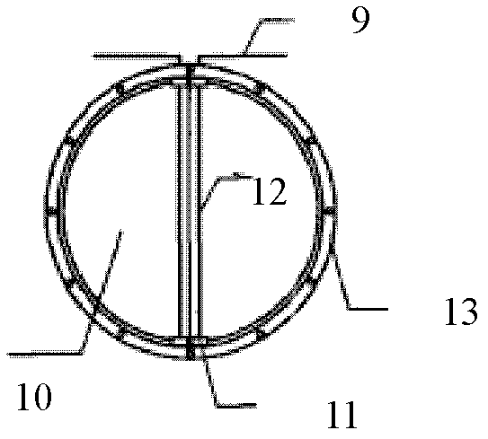 Shunt type air bath duct