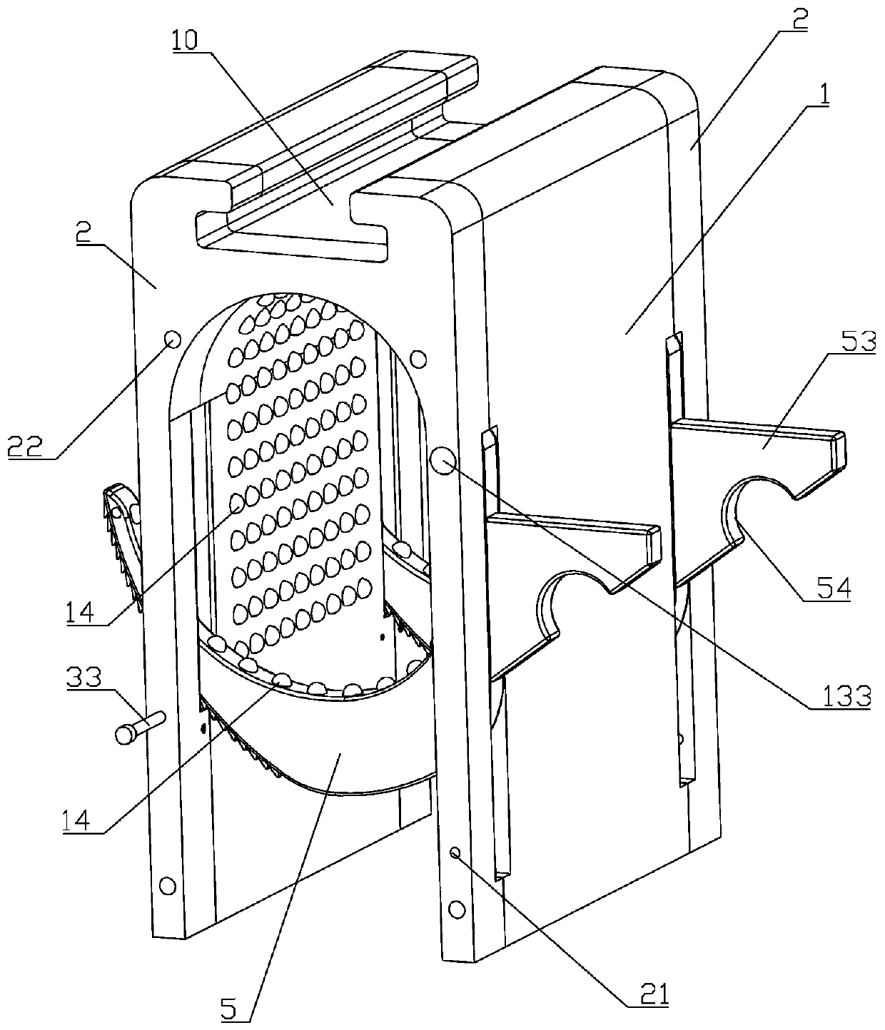 Anesthesia bed buckle fixer and method for assembling and using the same