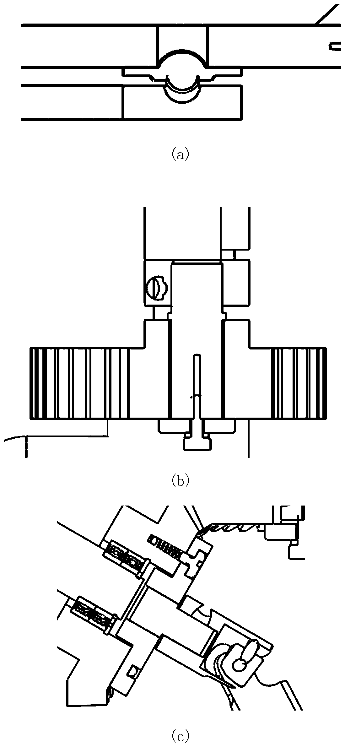 Novel arc swinging plane grinding device