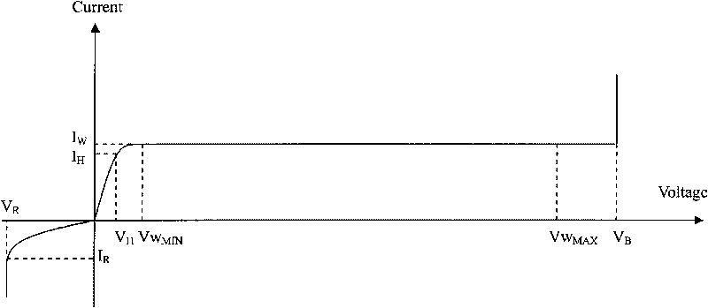 Municipal power constant current LED lamp circuit