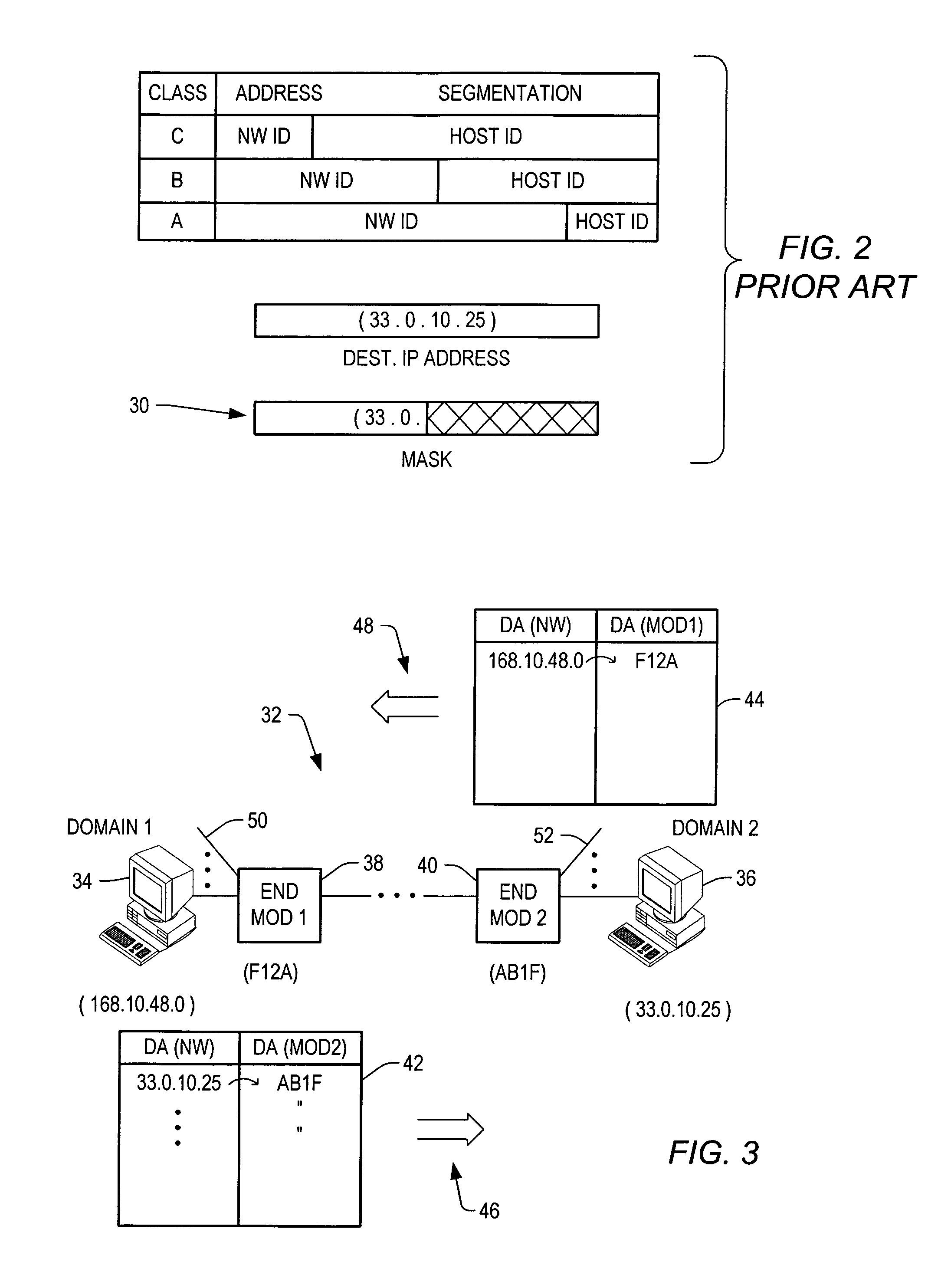 Apparatus, system, and method for routing data to and from a host that is moved from one location on a communication system to another location on the communication system