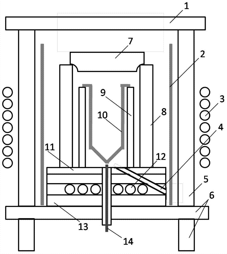 A Micro Downward Pulling Crystal Growth Furnace