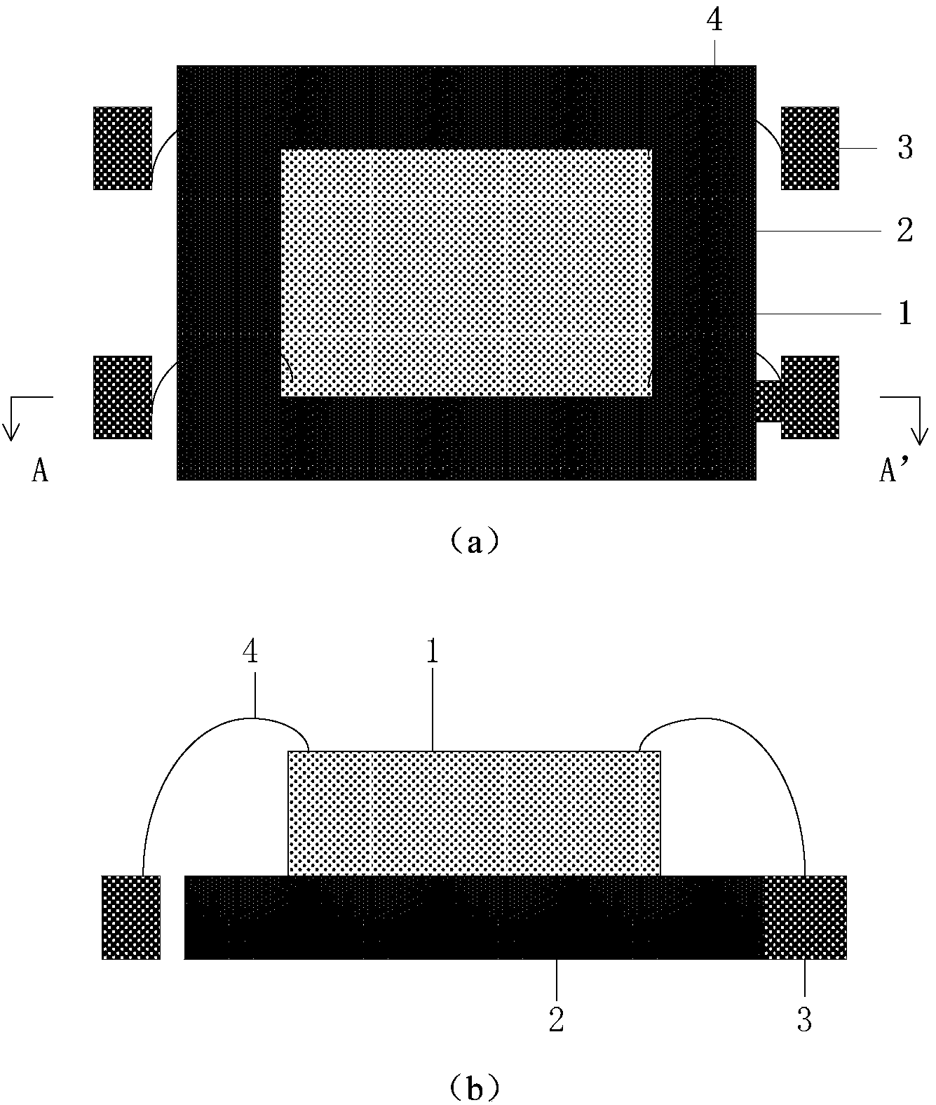 Chip packaging structure with cavity and packaging method thereof