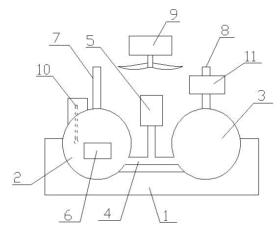 Non-negative pressure water supply device used for heat energy equipment