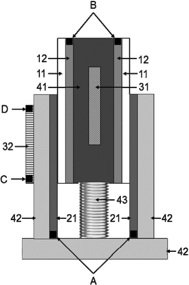 Sliding composite nano generator