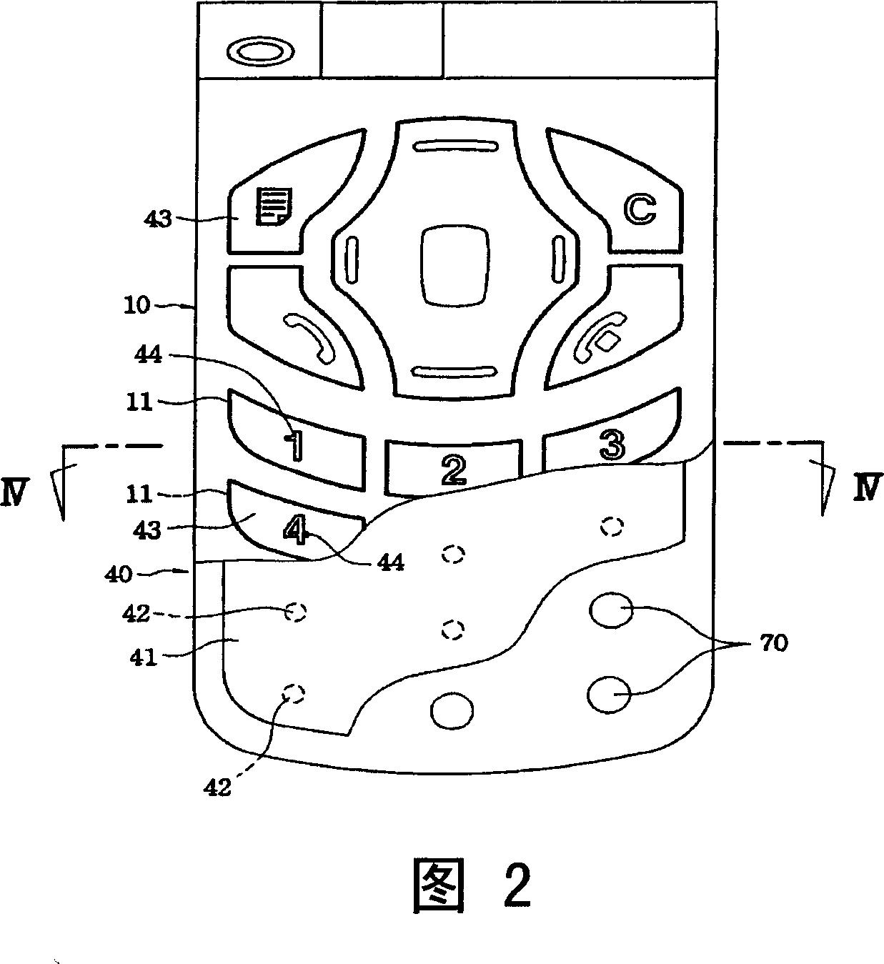 Metal keypad assembly for mobile phone and manufacturing method of keypad