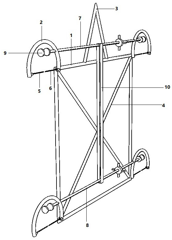 Four-bundle conductor spacer installation assistor