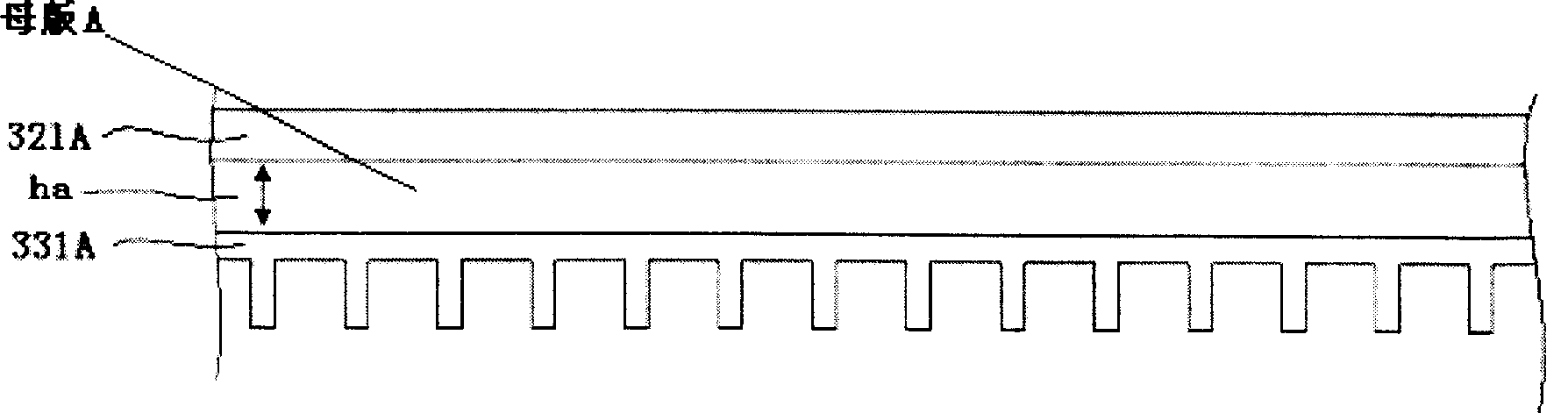 Manufacturing method for front substrate of plasma display screen