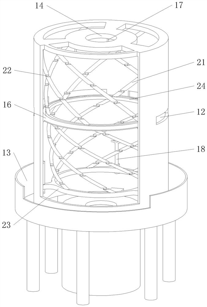 Thermal insulation filler processing equipment for building main body