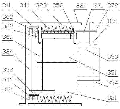 Built-in multi-disc brake permanent magnet motor