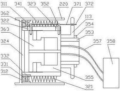 Built-in multi-disc brake permanent magnet motor