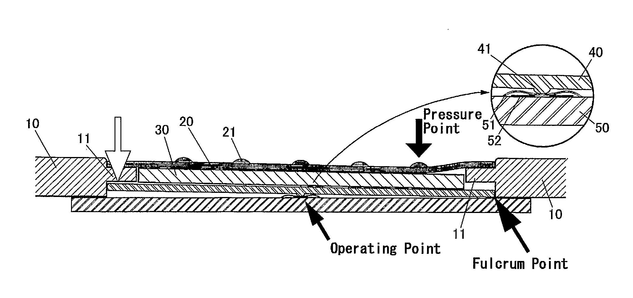 Fingertip tactile-sense input device