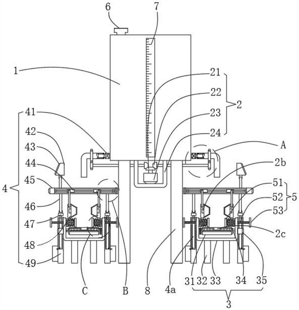 An automatic quantitative weighing device for liquid canning