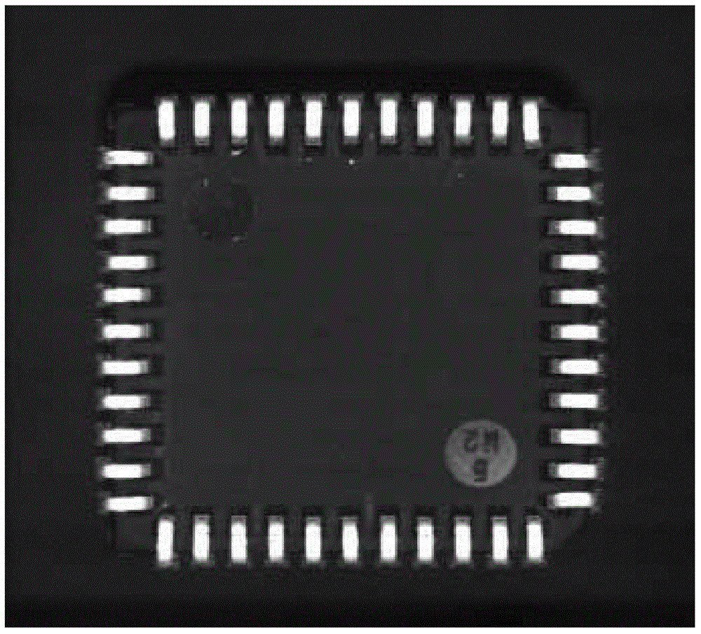 Detection and positioning method for PLCC component