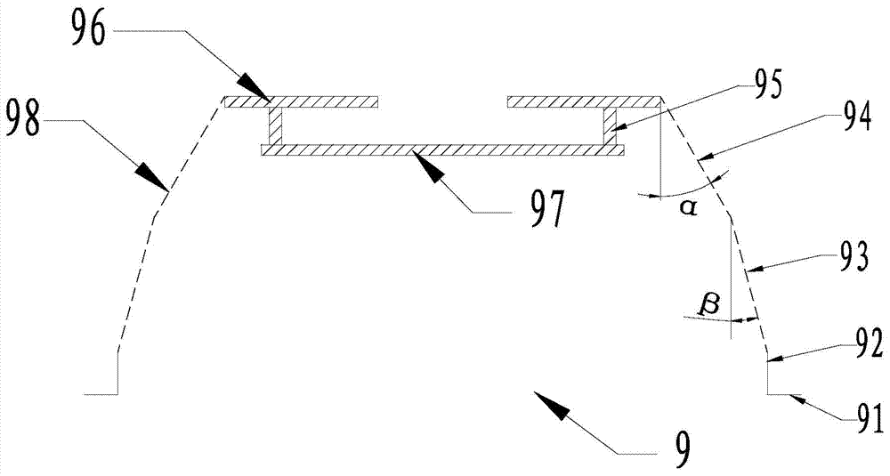 Hot pickled mustard tuber continuous dehydration centrifugal separator with bottom upwards