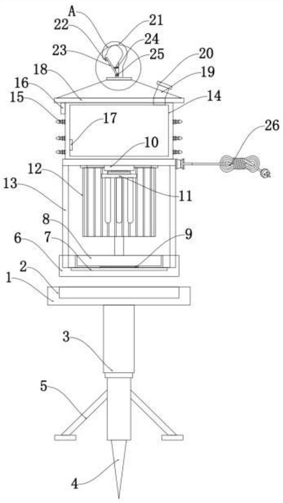 Insect prevention device for plum planting