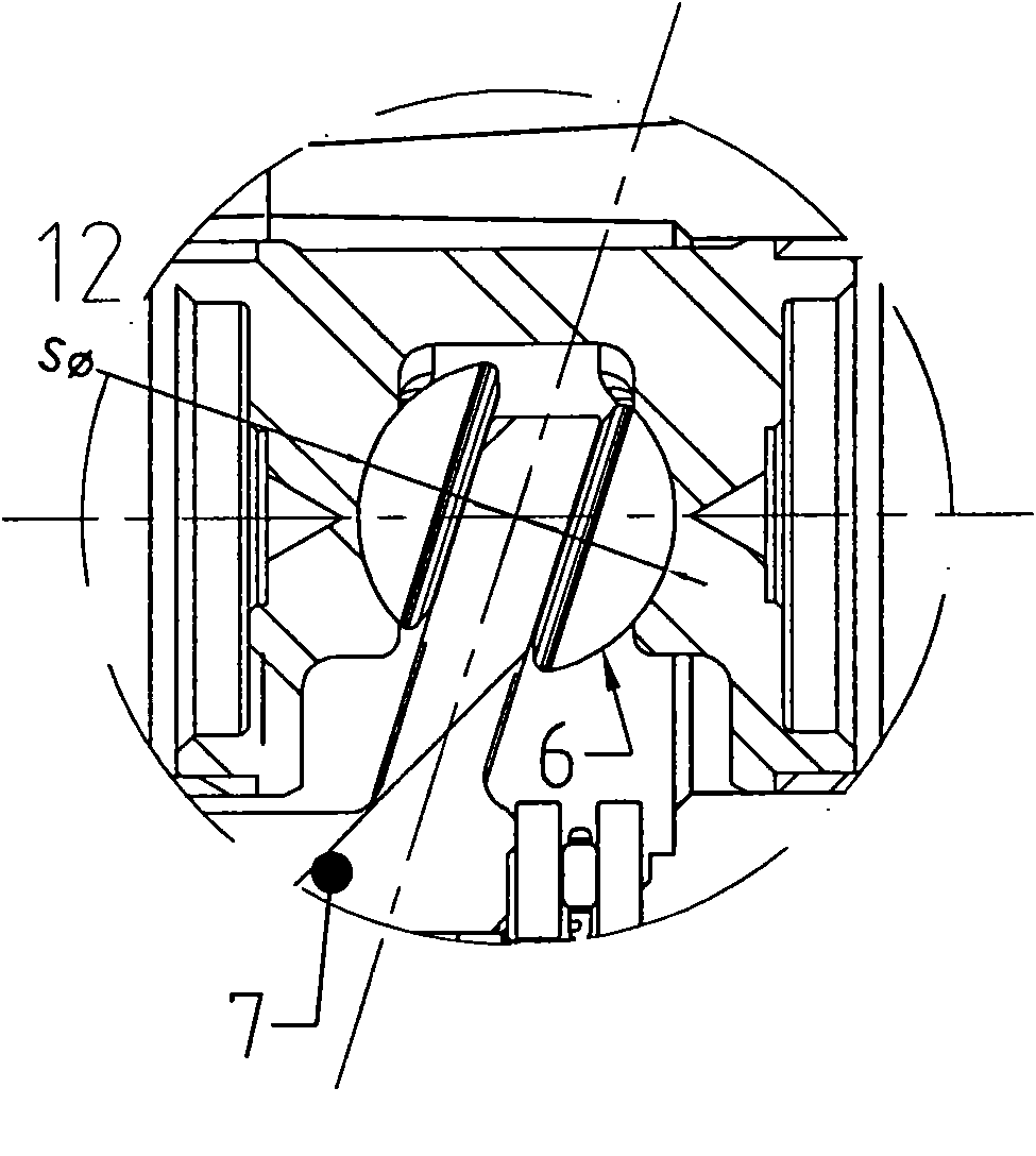 Swash plate double-headed piston compressor