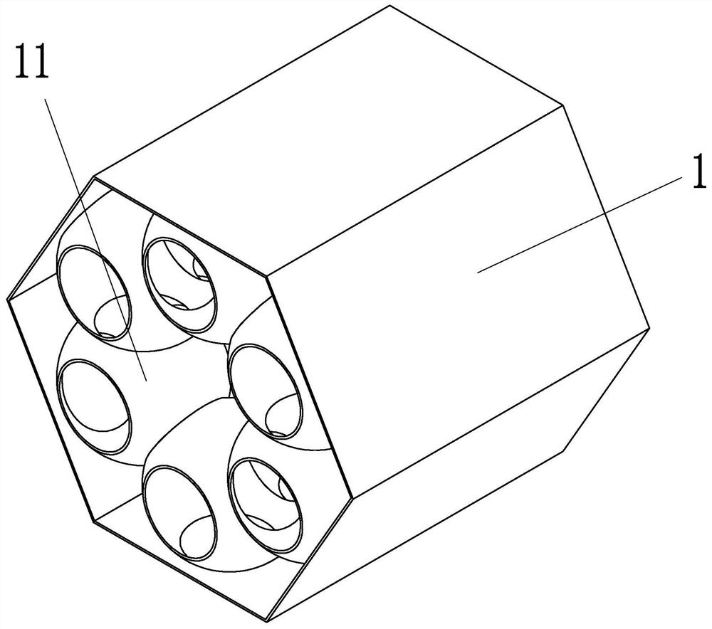 Metamaterial energy absorption structure based on Boolean operation