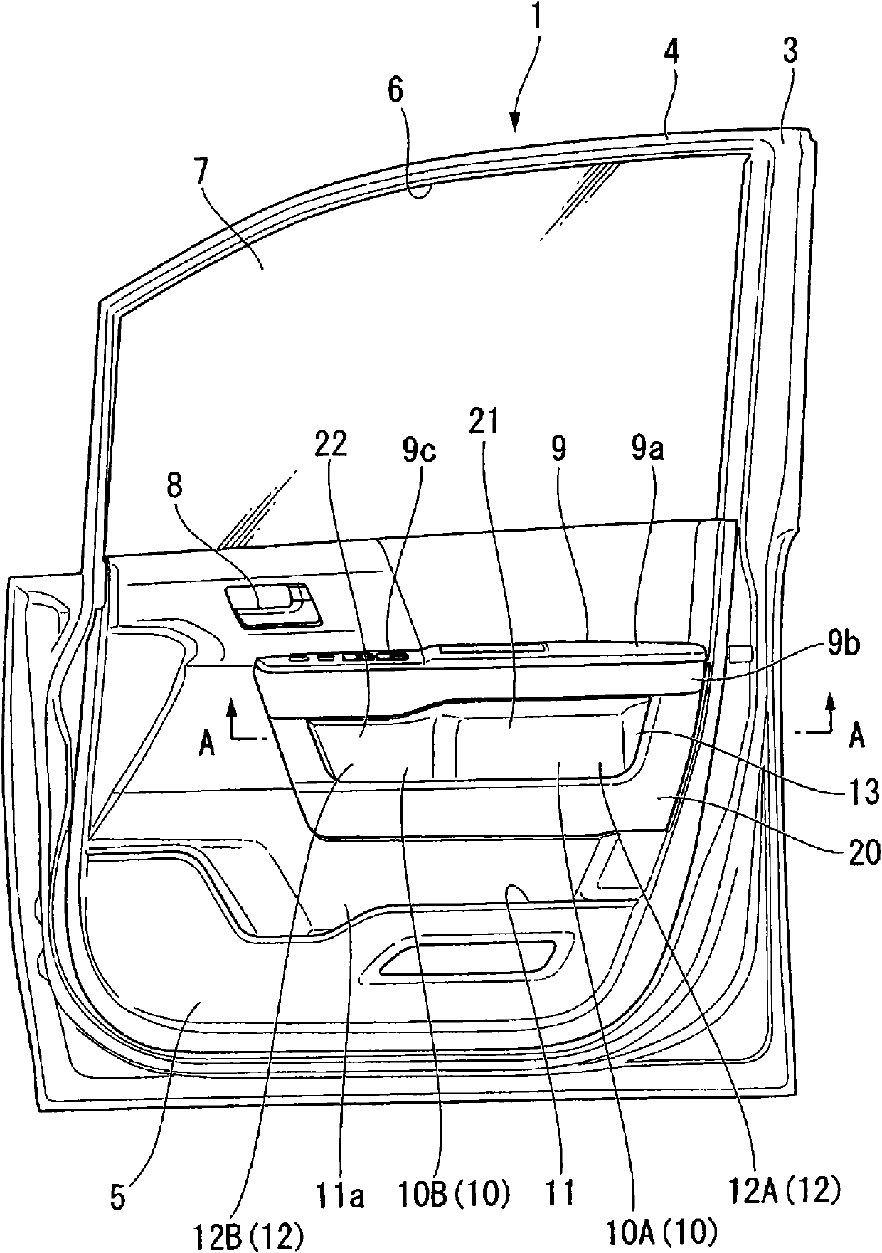 Vehicle door construction