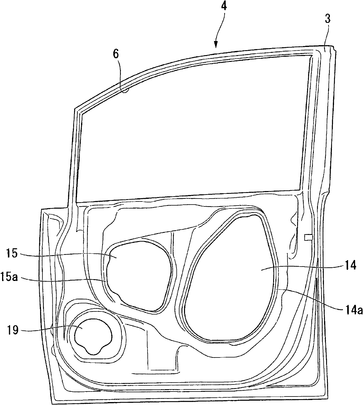 Vehicle door construction