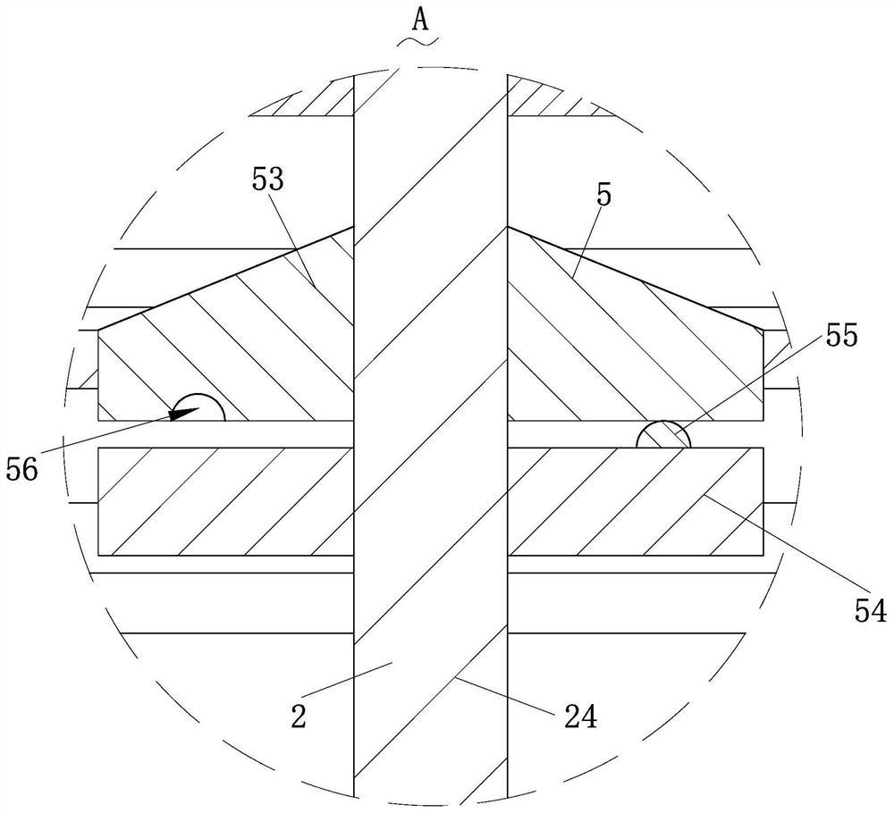 Conveying device for disinfectant production