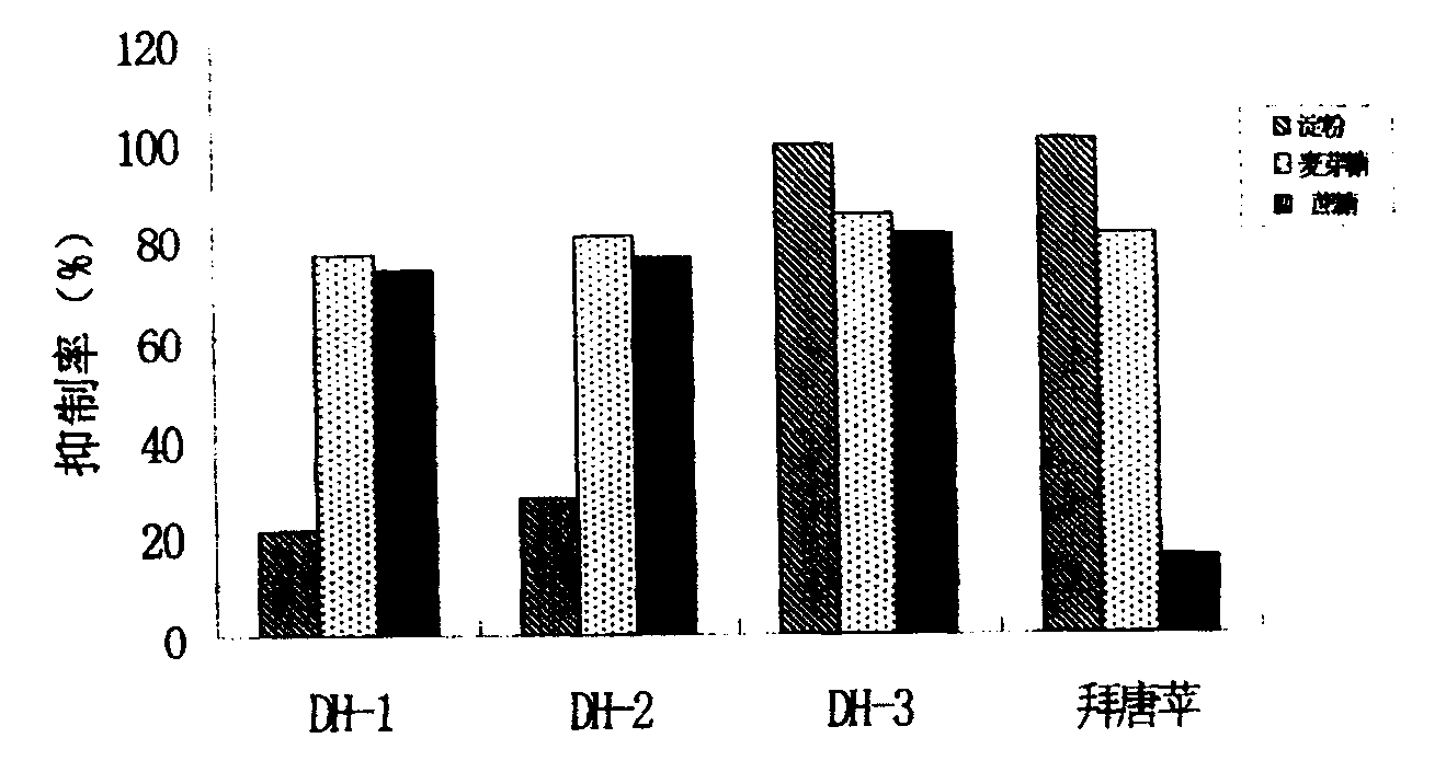 Usage of rhubarb root and its extractions in the process for preparing postprandial blood sugar decreasing medicine