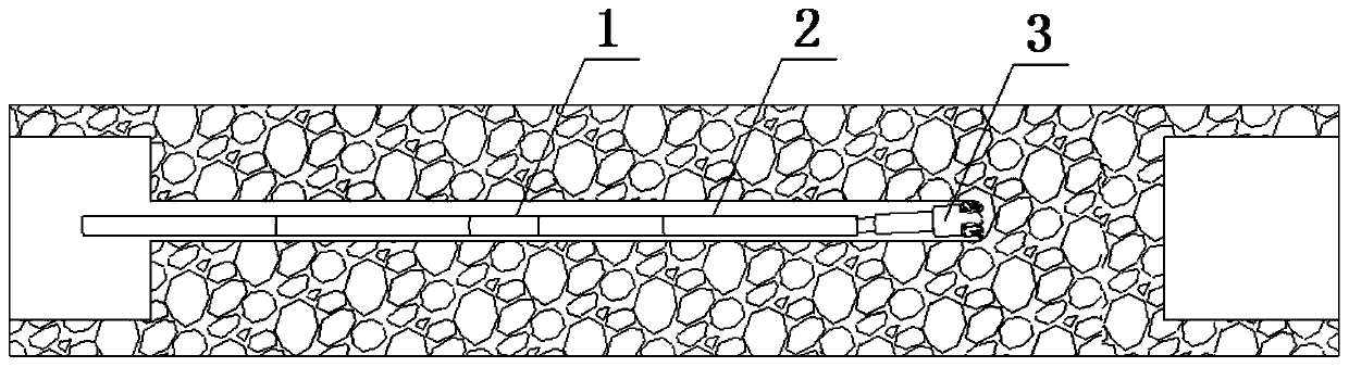 Construction method of precise intersecting drainage holes in coal mine underground roadway