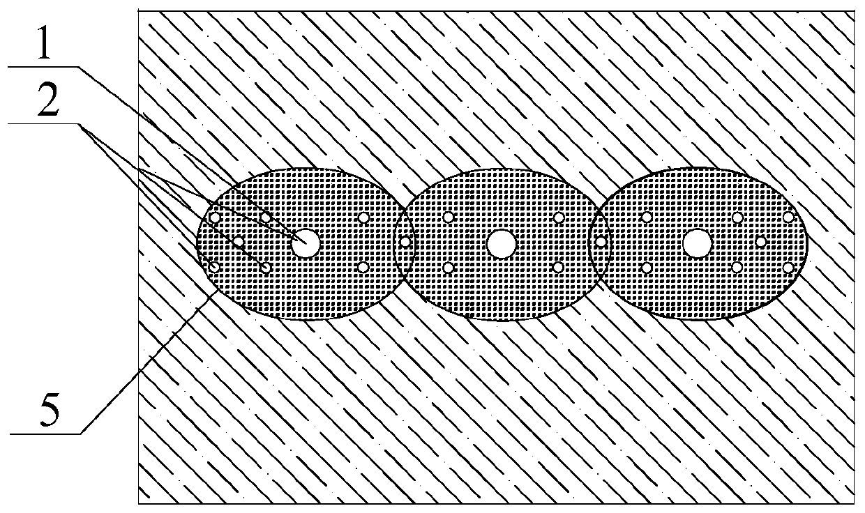 Gas outburst elimination method combining downhole drilling, surface fracturing and downhole drainage