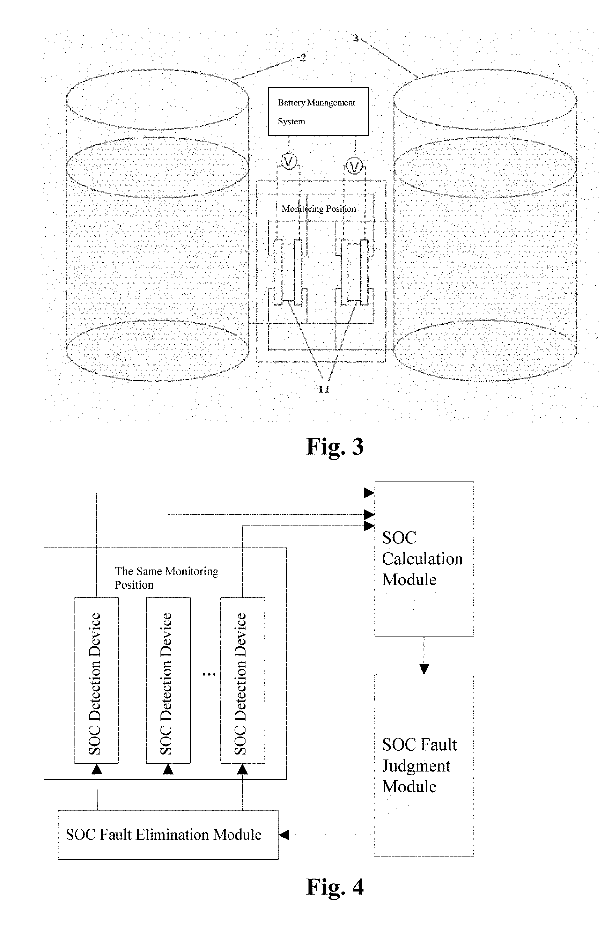 Method and system for monitoring state of charge (SOC) of flow battery system, flow battery based on redundancy design of SOC detection device, method and device for determining actual capacity of flow battery, and method and system for estimating input-output characteristic of alternating-current side of flow battery