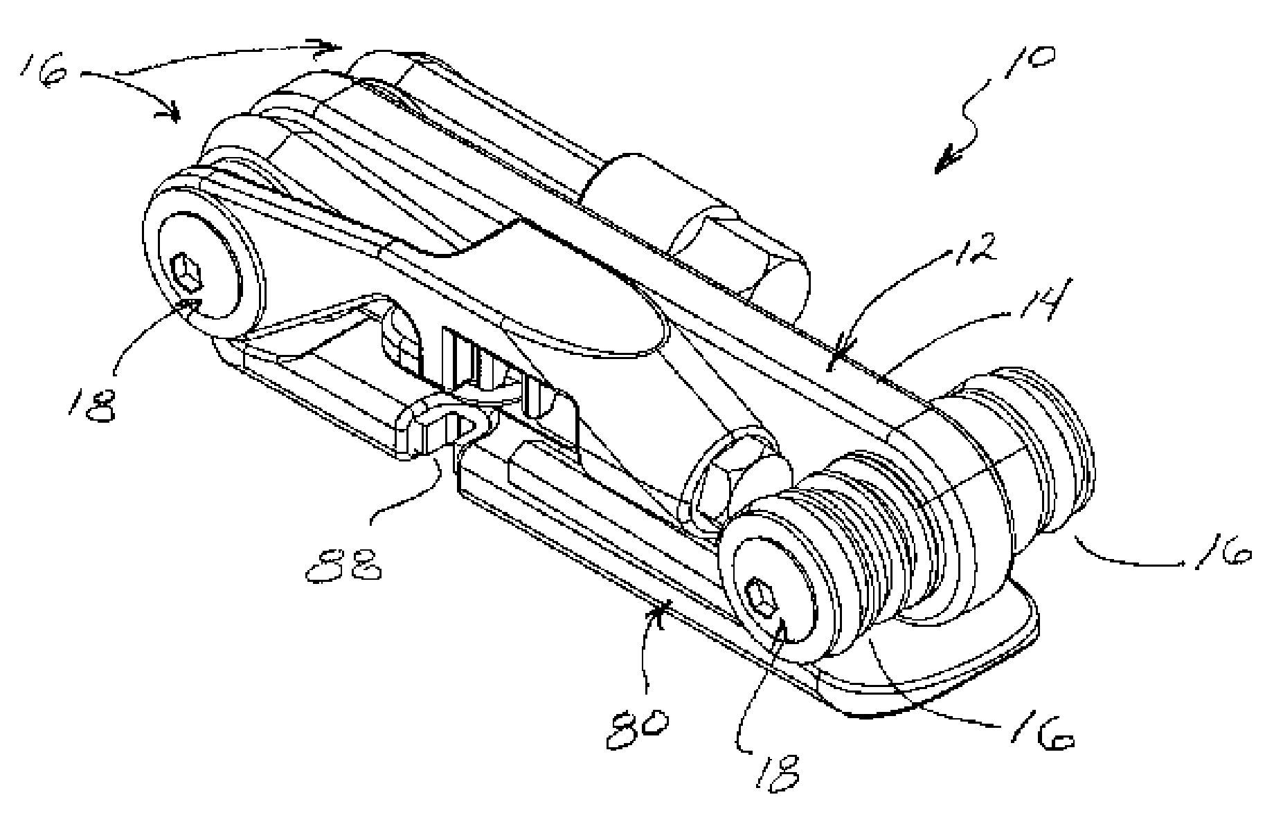 Foldable tool with single beam construction