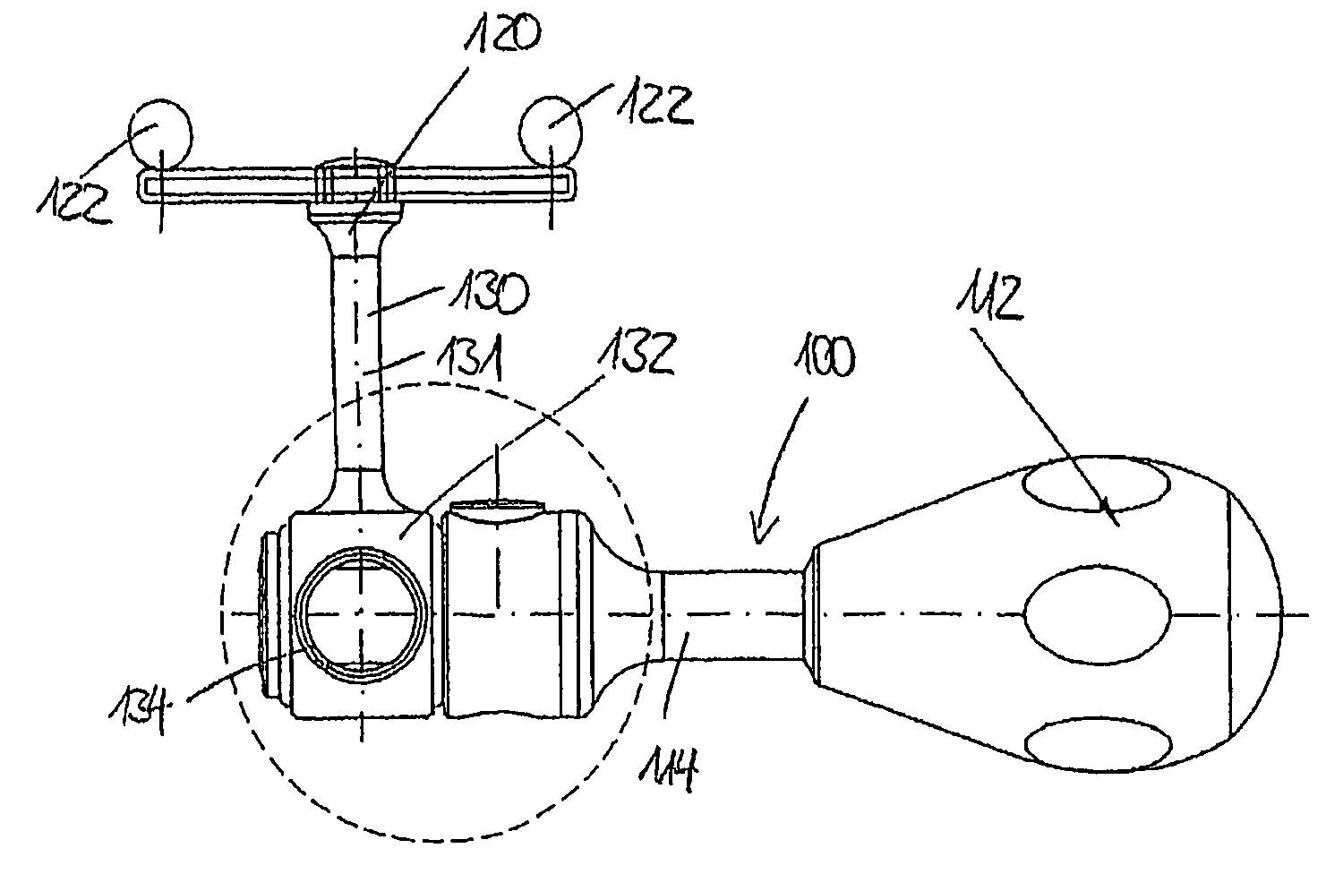 Device for detecting spatial position