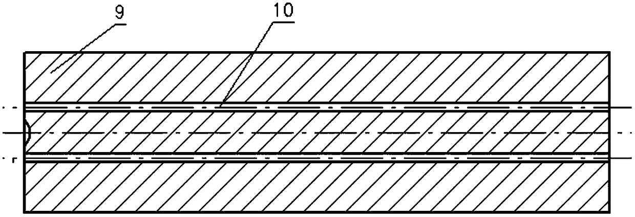 A fast-response armored resistance temperature sensor and its packaging method