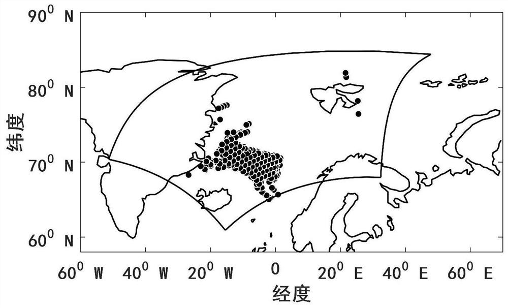 Atmospheric temperature and humidity profile inversion method for high-latitude complex underlying surface