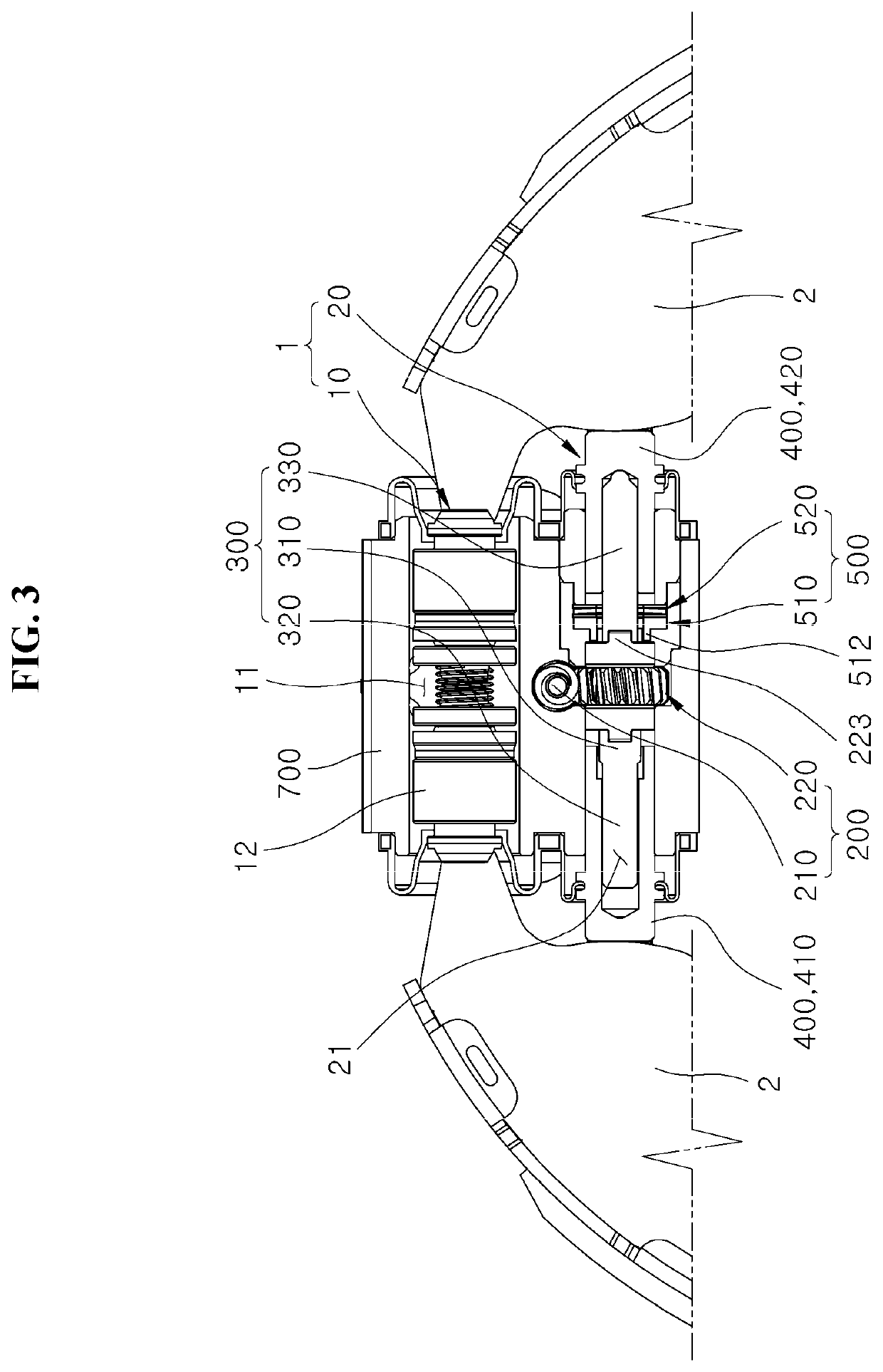 Electric parking brake device