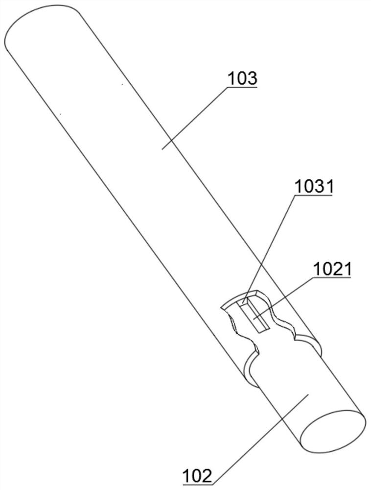 Underwater construction waste metal screening device