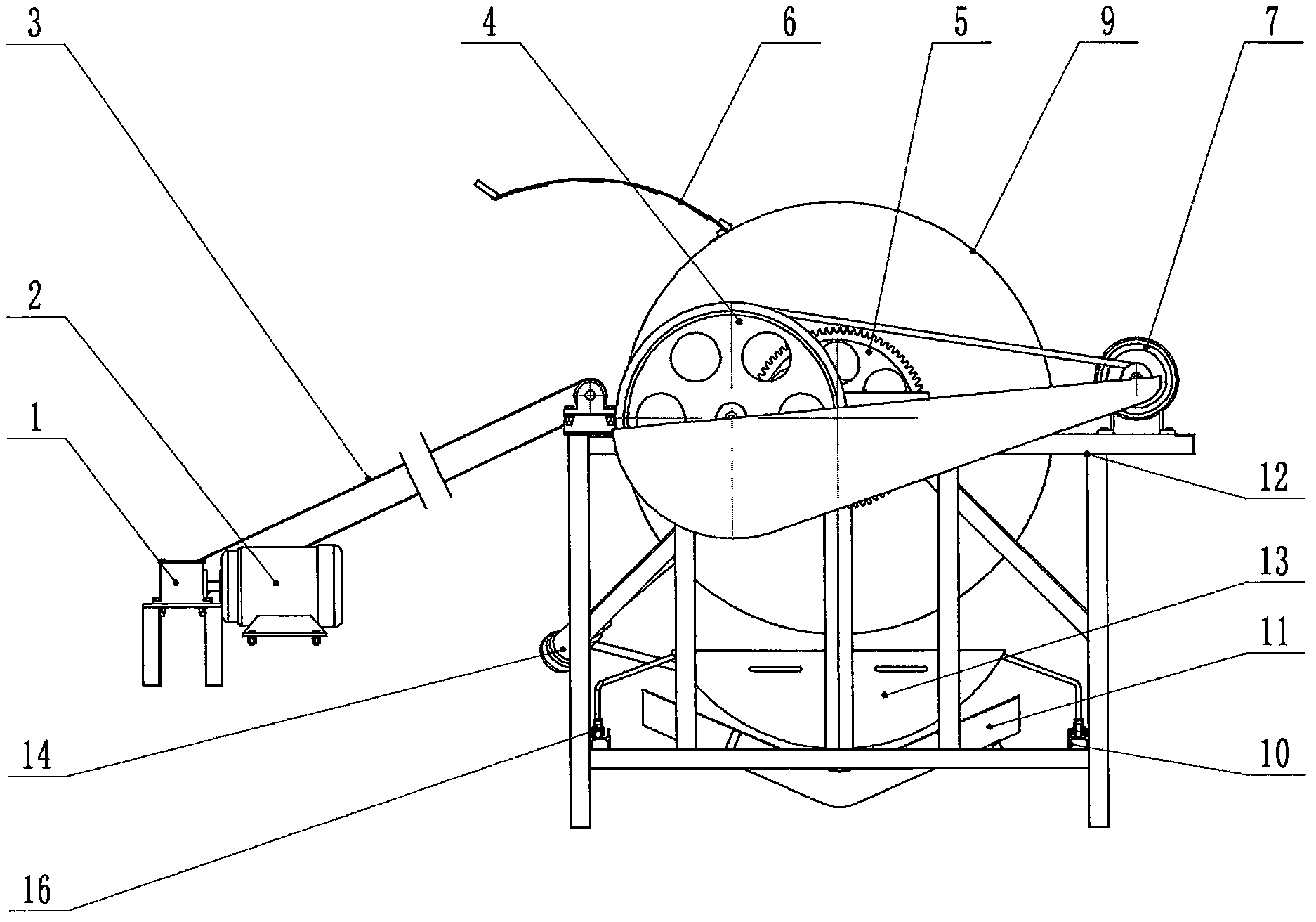 Scale type medicinal material cleaning machine