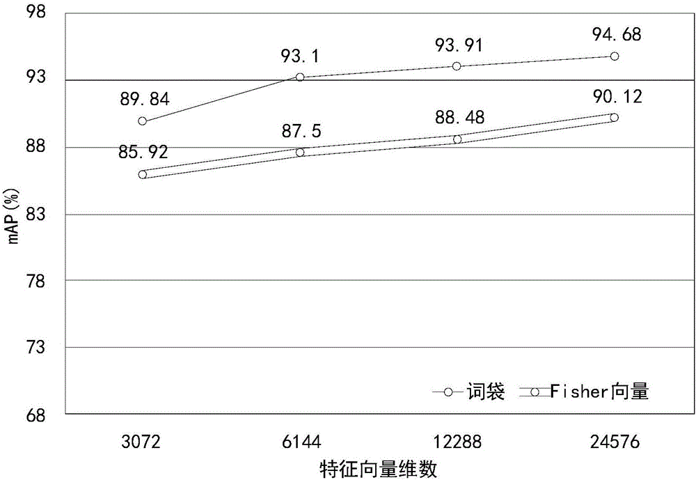 Medical lesion image feature expression method based on region division and Fisher vector