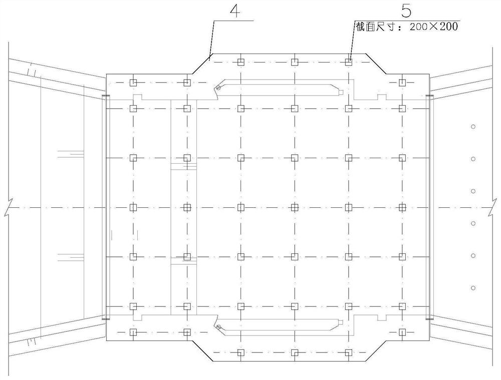 Application method of sparse pile foundation in water conservancy engineering