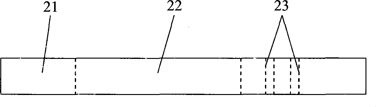 Green light diode with interpenetration interaction structure and method of manufacturing the same