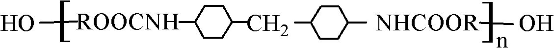 Non-yellowing polyurethane slurry for hasp, and preparation method thereof