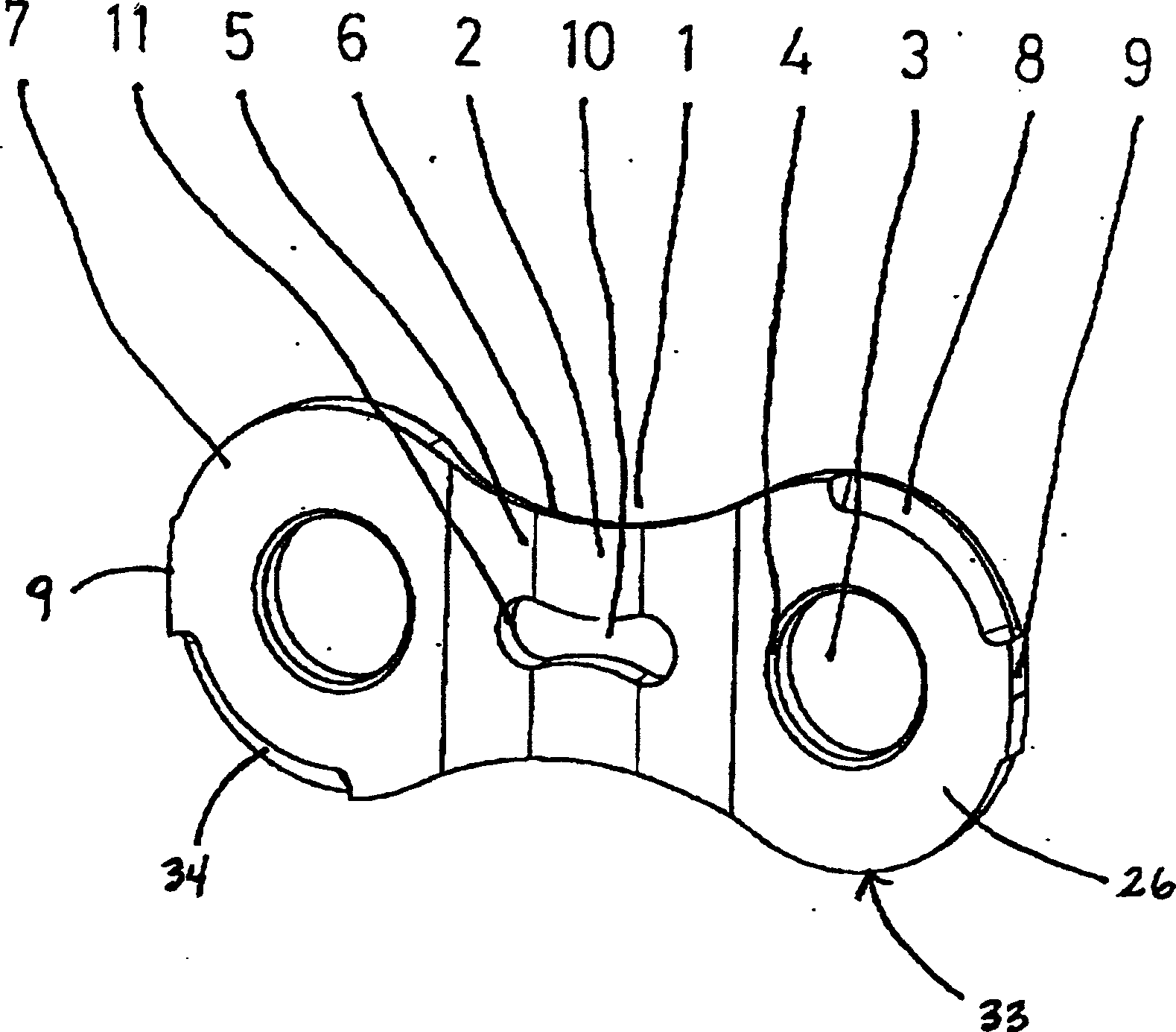 Bicycle driving chain