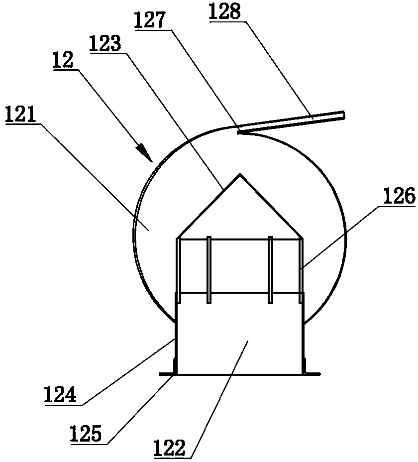 Workshop poisonous harmful gas processing device