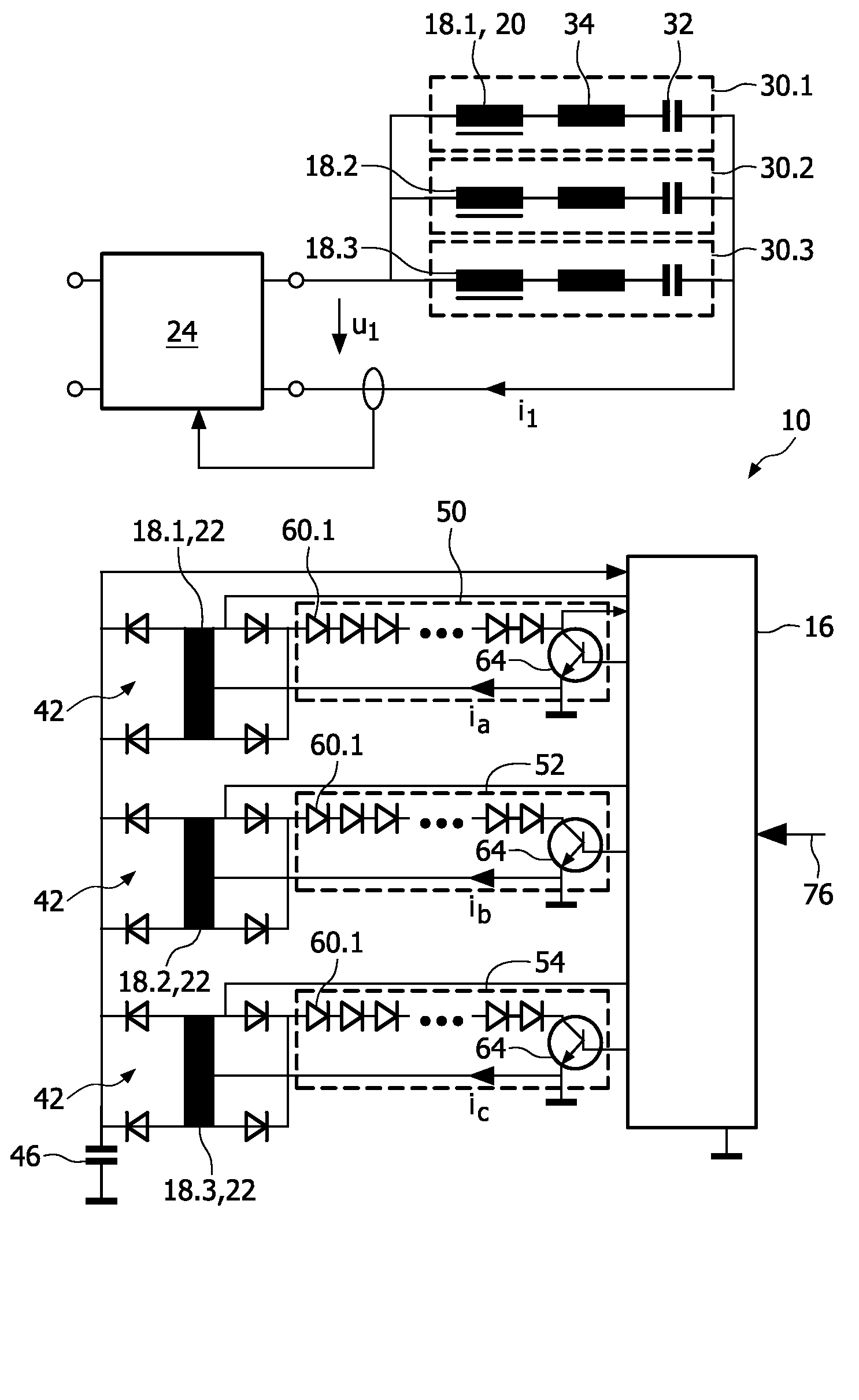 Resonant driver with low-voltage secondary side control for high power LED lighting