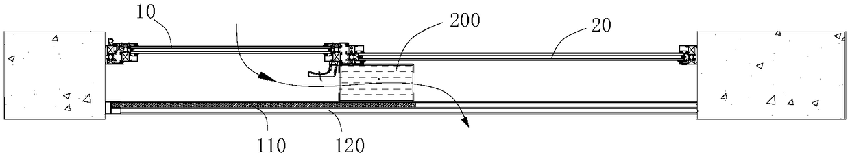 Ventilated sound insulation screen and window assembly