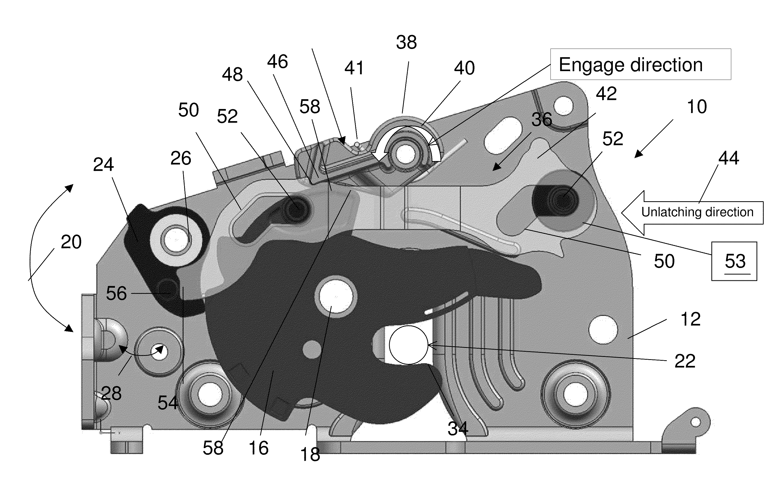 Vehicle door latch