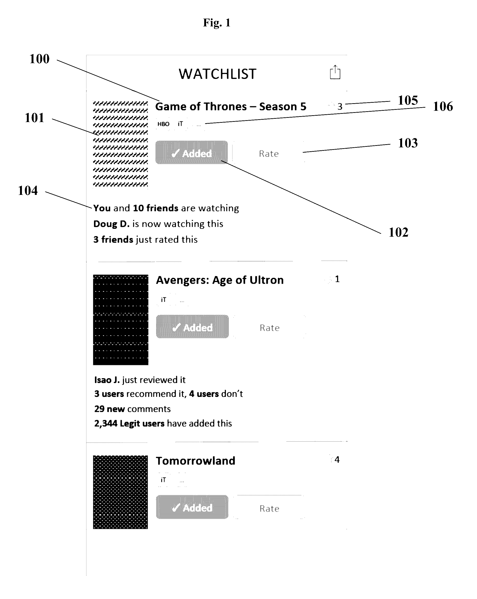 Systems, media, and methods for providing an algorithmically sorted watchlist or wishlist